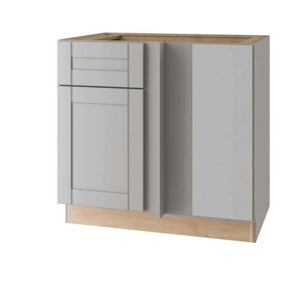 Home Decorators Collection Washington Veiled Gray Plywood Shaker Stock Assembled Corner Kitchen Cabinet Blind Right (30 in. x 34.5 in. x 24 in.) 3 Home Decorators Collection Washington Veiled Gray Plywood Shaker Stock Assembled Corner Kitchen Cabinet Blind Right (30 in. x 34.5 in. x 24 in.)