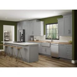 Home Decorators Collection Washington Veiled Gray Plywood Shaker Stock Assembled Base Kitchen Cabinet Vanity 3 Drawer 12 in. x 34.50 in. x 21 in. -Flora Home Decorators Soldes gray thermofoil home decorators collection assembled kitchen cabinets vbd1221 wvg fa 1000