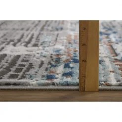 Home Decorators Collection Salene Grey/Grey 7 ft. 11 in. x 10 ft. 6 in. Abstract Polypropylene/Polyester Area Rug -Flora Home Decorators Soldes grey grey home decorators collection area rugs 885369572715 1d 1000