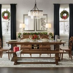 Home Decorators Collection Eldridge - Trestle Dining Bench in Haze -Flora Home Decorators Soldes haze home decorators collection dining benches hd08 f01wd a0 1000