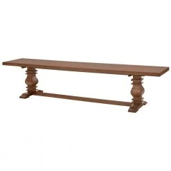 Home Decorators Collection Eldridge - Trestle Dining Bench in Haze -Flora Home Decorators Soldes haze home decorators collection dining benches hd08 f01wd c3 1000