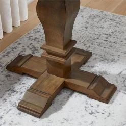 Home Decorators Collection Eldridge - Pedestal End Table In Haze -Flora Home Decorators Soldes haze home decorators collection end side tables hd04 f01wd 66 1000