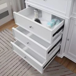 Home Decorators Collection Hampton Harbor 36 in. W x 22 in. D Bath Vanity in White with Natural Marble Vanity Top in White -Flora Home Decorators Soldes home decorators collection bathroom vanities with tops bf 25097 wh 4f 1000