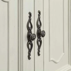 Home Decorators Collection Winslow 33 in. W x 22 in. D Bath Vanity in Antique White with Vanity Top in White Marble with White Basin -Flora Home Decorators Soldes home decorators collection bathroom vanities with tops bf 27001 aw 1f 1000