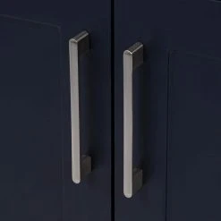 Home Decorators Collection Clady 24.5 in. W x 18.75 in. D Bath Vanity in Deep Blue with Cultured Marble Vanity Top in Silver Ash with White Sink -Flora Home Decorators Soldes home decorators collection bathroom vanities with tops hd2024p2 db 44 1000