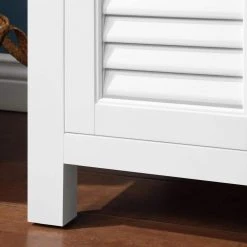 Home Decorators Collection Marksfield 24 in. W x 22 in. D Bath Vanity in White with Cultured Stone Vanity Top in White with White Basin -Flora Home Decorators Soldes home decorators collection bathroom vanities with tops marksfield 24w 1f 1000