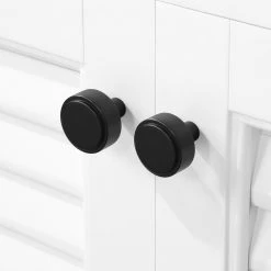 Home Decorators Collection Marksfield 24 in. W x 22 in. D Bath Vanity in White with Cultured Stone Vanity Top in White with White Basin -Flora Home Decorators Soldes home decorators collection bathroom vanities with tops marksfield 24w 44 1000