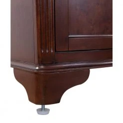 Home Decorators Collection Terryn 31 in. W x 35 in. H x 20 in. D Vanity in Cherry with Granite Vanity Top in Beige with White Basin -Flora Home Decorators Soldes home decorators collection bathroom vanities with tops md v1218 1d 1000