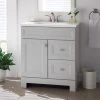 Home Decorators Collection Sedgewood 30-1/2 in. Configurable Bath Vanity in Dove Gray with Solid Surface Top in Arctic with White Sink -Flora Home Decorators Soldes home decorators collection bathroom vanities with tops pplnkdvr30d 64 1000
