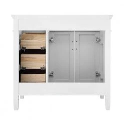 Home Decorators Collection Ashburn 36 in. W x 21.75 in. D Vanity Cabinet in White 16 Home Decorators Collection Ashburn 36 in. W x 21.75 in. D Vanity Cabinet in White -Flora Home Decorators Soldes home decorators collection bathroom vanities without tops aswa3621dl 1d 1000