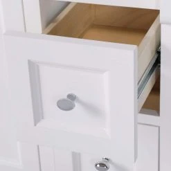 Home Decorators Collection Naples 30 in. W x 21.75 in. D Bath Vanity Cabinet in White -Flora Home Decorators Soldes home decorators collection bathroom vanities without tops nawa3021d c3 1000