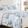 Home Decorators Collection Loriana 3-Piece Blue Floral King Comforter Set