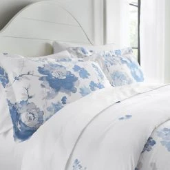 Home Decorators Collection Loriana 3-Piece Blue Floral King Comforter Set -Flora Home Decorators Soldes home decorators collection bedding sets 190169 k 66 1000