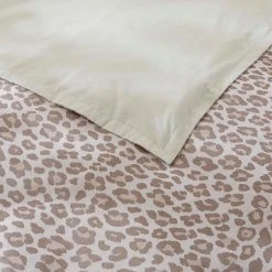 Home Decorators Collection Chloe 3-Piece Leopard Jacquard Full/Queen Duvet Cover Set -Flora Home Decorators Soldes home decorators collection bedding sets 2018pdp2744fq 40 1000