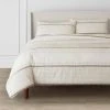 Home Decorators Collection Sonata 3-Piece Natural Ivory Cream Textured Stripe Cotton King Comforter Set -Flora Home Decorators Soldes home decorators collection bedding sets 807000281091 64 1000