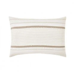 Home Decorators Collection Sonata 3-Piece Natural Ivory Cream Textured Stripe Cotton King Comforter Set -Flora Home Decorators Soldes home decorators collection bedding sets 807000281091 66 1000