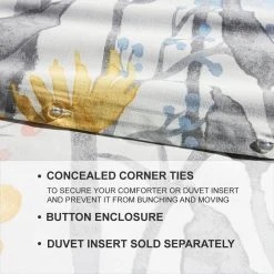 Home Decorators Collection Purcell 3-Piece Washed Denim Botanical King Duvet Cover Set 16 Home Decorators Collection Purcell 3-Piece Washed Denim Botanical King Duvet Cover Set -Flora Home Decorators Soldes home decorators collection bedding sets fa94367 k a0 1000