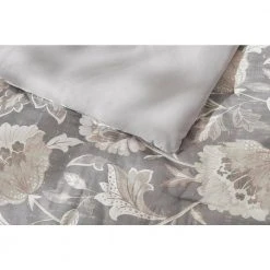 Home Decorators Collection Larkspur 5-Piece Stone Gray and Khaki Cotton King Comforter Set -Flora Home Decorators Soldes home decorators collection bedding sets fa94533 k 40 1000