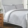 Home Decorators Collection Ada 3-Piece Gray and White Stripe Cotton King Duvet Cover Set -Flora Home Decorators Soldes home decorators collection bedding sets fa97217 king 64 1000