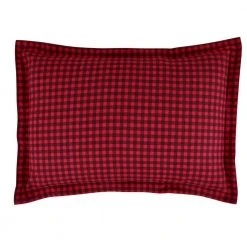Home Decorators Collection 3-Piece Red Buffalo Check Plaid Flannel King Comforter Set -Flora Home Decorators Soldes home decorators collection bedding sets kekgbfch 40 1000