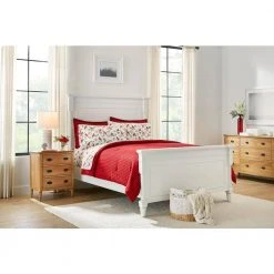 Home Decorators Collection 3-Piece Red Buffalo Check Plaid Flannel King Comforter Set -Flora Home Decorators Soldes home decorators collection bedding sets kekgbfch a0 1000