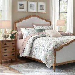 Home Decorators Collection Waterdale Reversible 3-Piece Multi-Color Printed Floral Cotton Sateen King Comforter Set -Flora Home Decorators Soldes home decorators collection bedding sets kg flw 300 prnt 1f 1000