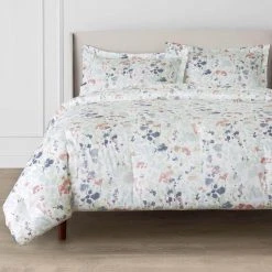 Home Decorators Collection Waterdale Reversible 3-Piece Multi-Color Printed Floral Cotton Sateen King Comforter Set