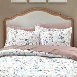 Home Decorators Collection Waterdale Reversible 3-Piece Multi-Color Printed Floral Cotton Sateen King Comforter Set -Flora Home Decorators Soldes home decorators collection bedding sets kg flw 300 prnt a0 1000