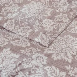 Home Decorators Collection Scarlett 3-Piece Light Brown Damask King Duvet Cover Set -Flora Home Decorators Soldes home decorators collection bedding sets nh 190996 l 40 1000