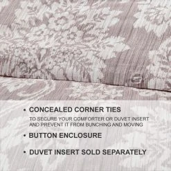 Home Decorators Collection Scarlett 3-Piece Light Brown Damask King Duvet Cover Set -Flora Home Decorators Soldes home decorators collection bedding sets nh 190996 l a0 1000