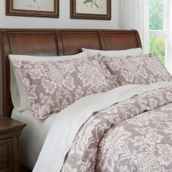 Home Decorators Collection Scarlett 3-Piece Light Brown Damask King Duvet Cover Set -Flora Home Decorators Soldes home decorators collection bedding sets nh 190996 l e1 1000