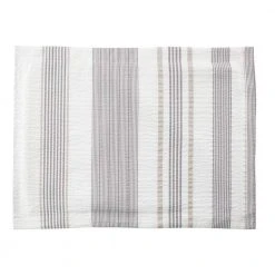 Home Decorators Collection Arden 3-Piece White and Gray Textured Stripe Full/Queen Comforter Set -Flora Home Decorators Soldes home decorators collection bedding sets nhtel 19035 1d 1000