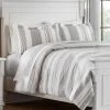 Home Decorators Collection Arden 3-Piece White and Gray Textured Stripe Full/Queen Comforter Set 2 Home Decorators Collection Arden 3-Piece White and Gray Textured Stripe Full/Queen Comforter Set -Flora Home Decorators Soldes home decorators collection bedding sets nhtel 19035 64 1000