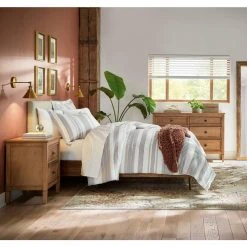 Home Decorators Collection Arden 3-Piece White and Gray Textured Stripe Full/Queen Comforter Set -Flora Home Decorators Soldes home decorators collection bedding sets nhtel 19035 77 1000