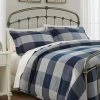 Home Decorators Collection Ashdale 3-Piece Blue Plaid Full/Queen Duvet Cover Set -Flora Home Decorators Soldes home decorators collection bedding sets phf19 795 64 1000