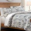 Home Decorators Collection Sofia 3-Piece Gray Floral King Comforter Set -Flora Home Decorators Soldes home decorators collection bedding sets sucbf200cs3pc k 64 1000