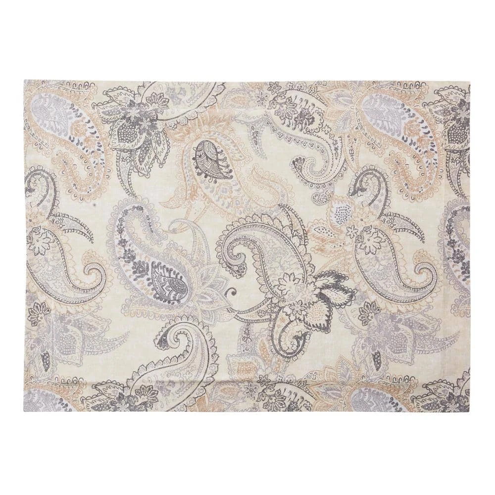 Home Decorators Collection Lora 3-Piece Oatmeal Paisley King Comforter Set 7 Home Decorators Collection Lora 3-Piece Oatmeal Paisley King Comforter Set - Image 5