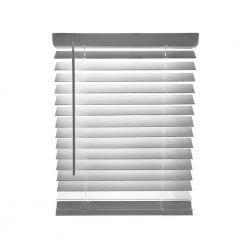 Home Decorators Collection 2 in. and 2.5 in. Cordless Faux Wood Blind Replacement Wand in White -Flora Home Decorators Soldes home decorators collection blinds parts 10793478563272 4f 1000