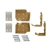 Home Decorators Collection 2.5 in. Cordless Faux Wood Side Mounting Bracket Set in Chestnut -Flora Home Decorators Soldes home decorators collection blinds parts 10793478577491 64 1000