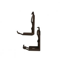 Home Decorators Collection 2.5 in. Cordless Faux Wood Side Mounting Brackets Set in Espresso -Flora Home Decorators Soldes home decorators collection blinds parts 10793478577507 4f 1000