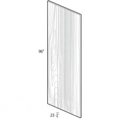 Home Decorators Collection Tremont Assembled 23.25 x 96 x .25 in. Tall Cabinet Skin in Pearl Gray -Flora Home Decorators Soldes home decorators collection cabinet mounts installation accessories tsk96 pg c3 1000