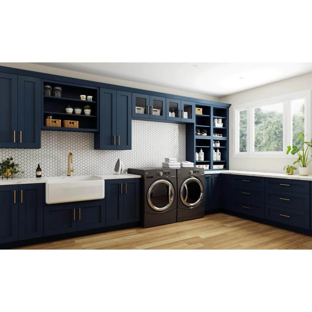 Home Decorators Collection Blue Painted Shaker Stock Assembled Plywood Kitchen Cabinet Touch Up Kit 4 in. x 6 in. x .75 in. 6 Home Decorators Collection Blue Painted Shaker Stock Assembled Plywood Kitchen Cabinet Touch Up Kit 4 in. x 6 in. x .75 in. - Image 4