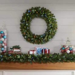 Home Decorators Collection 9 ft Prelit Twinkly Swiss Mountain Garland 19 Home Decorators Collection 9 ft Prelit Twinkly Swiss Mountain Garland -Flora Home Decorators Soldes home decorators collection christmas garland 22pg70053 1d 1000