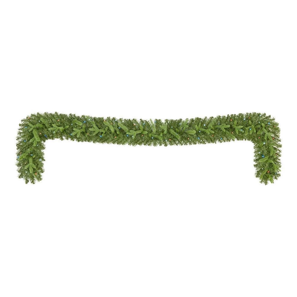 Home Decorators Collection 9 ft Prelit Twinkly Swiss Mountain Garland 5 Home Decorators Collection 9 ft Prelit Twinkly Swiss Mountain Garland - Image 3