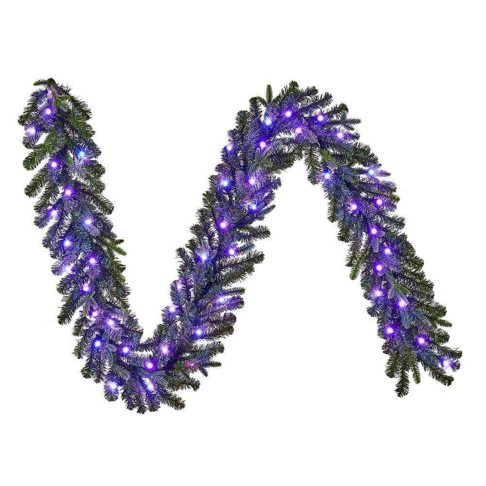 Home Decorators Collection 9 ft Prelit Twinkly Swiss Mountain Garland 14 Home Decorators Collection 9 ft Prelit Twinkly Swiss Mountain Garland - Image 12