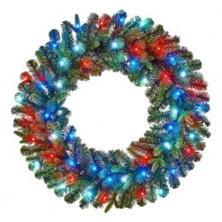 Home Decorators Collection 30 in Prelit Twinkly Swiss Mountain Wreath -Flora Home Decorators Soldes home decorators collection christmas wreaths 22pg80058 44 1000