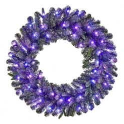 Home Decorators Collection 30 in Prelit Twinkly Swiss Mountain Wreath -Flora Home Decorators Soldes home decorators collection christmas wreaths 22pg80058 76 1000