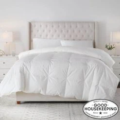 Home Decorators Collection Medium Weight White King Down Comforter -Flora Home Decorators Soldes home decorators collection comforters hom500co60k 76 1000