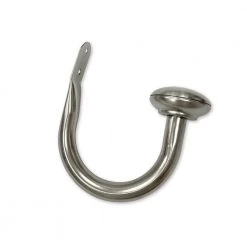 Home Decorators Collection Curtain Holdback Set in Brushed Nickel (2-Pack) -Flora Home Decorators Soldes home decorators collection curtain holdbacks dhu bnhbfkem04 c3 1000