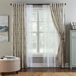 Home Decorators Collection Mix and Match 1 in. Curtain Holdback in Oil Rubbed Bronze (2-Pack) -Flora Home Decorators Soldes home decorators collection curtain holdbacks u orbfohj07hb 40 1000